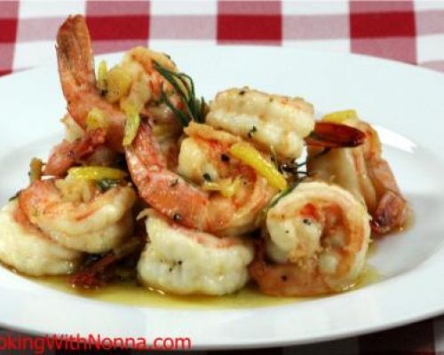 Shrimp in Brandy Sauce